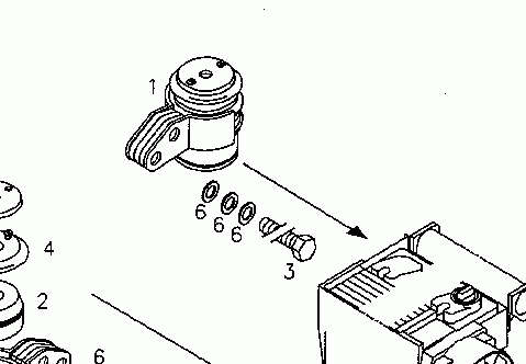 0428 6859 Mounting foot