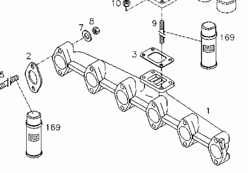 0425 5278 Exhaust pipe