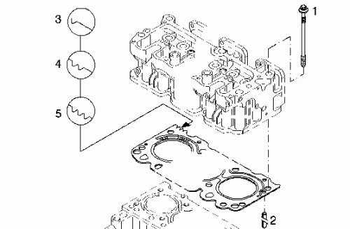 0410 3936 Cylinder head gasket